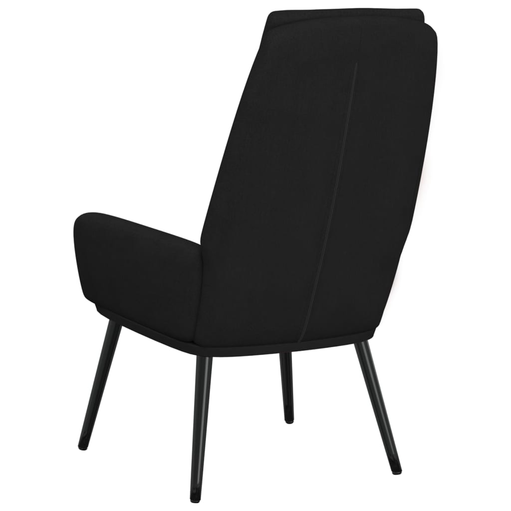 Sedia Relax Nera in Tessuto | homemem39