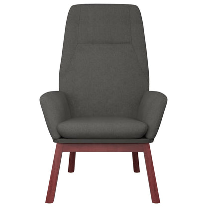 Sedia Relax Grigio Scuro in Tessuto | homemem39
