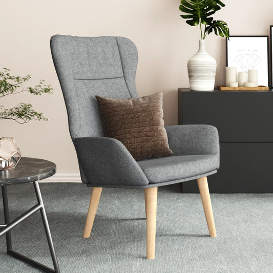 Poltrona Relax Grigio Chiaro in Tessuto | homemem39