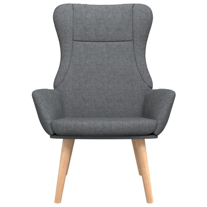 Sedia Relax Grigio Scuro in Tessuto - homemem39