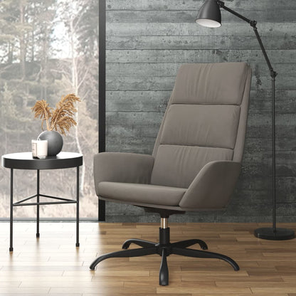 Poltrona Relax Grigio Chiaro in Velluto | homemem39
