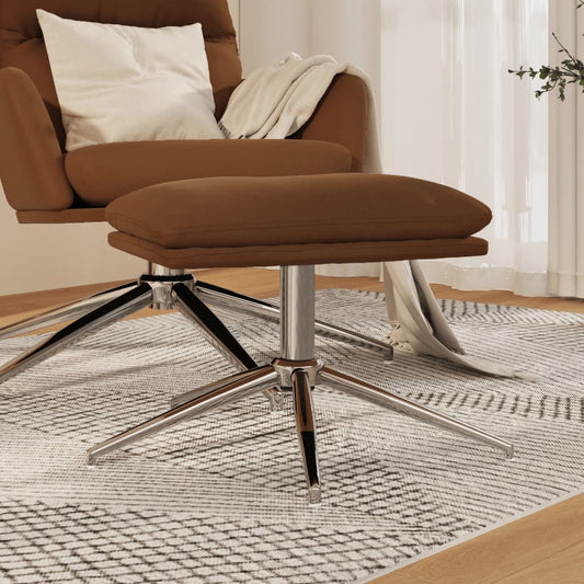 Sgabello Marrone 60x60x35 cm in Microfibra - homemem39