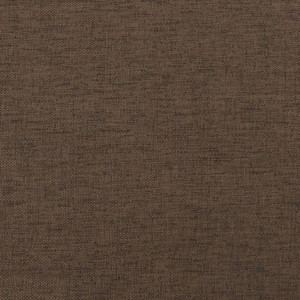 Poggiapiedi Marrone 60x60x36 cm in Velluto - homemem39