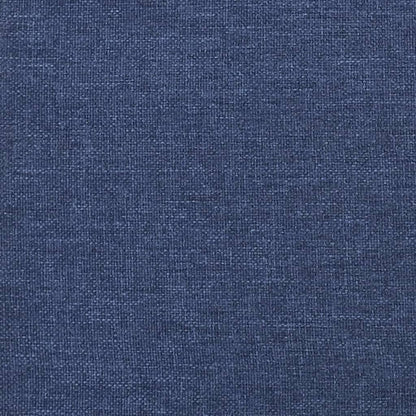 Poggiapiedi Blu 60x60x36 cm in Velluto - homemem39