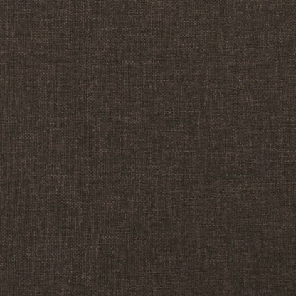 Poggiapiedi Marrone 60x60x36 cm in Tessuto e Similpelle - homemem39