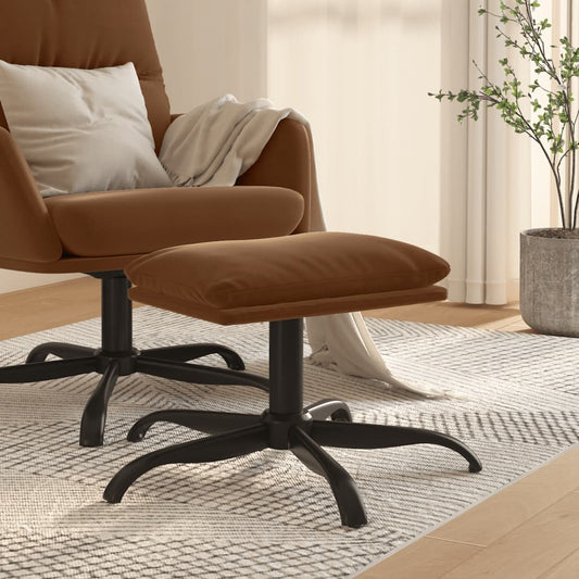 Sgabello Marrone 60x60x36 cm in Microfibra - homemem39