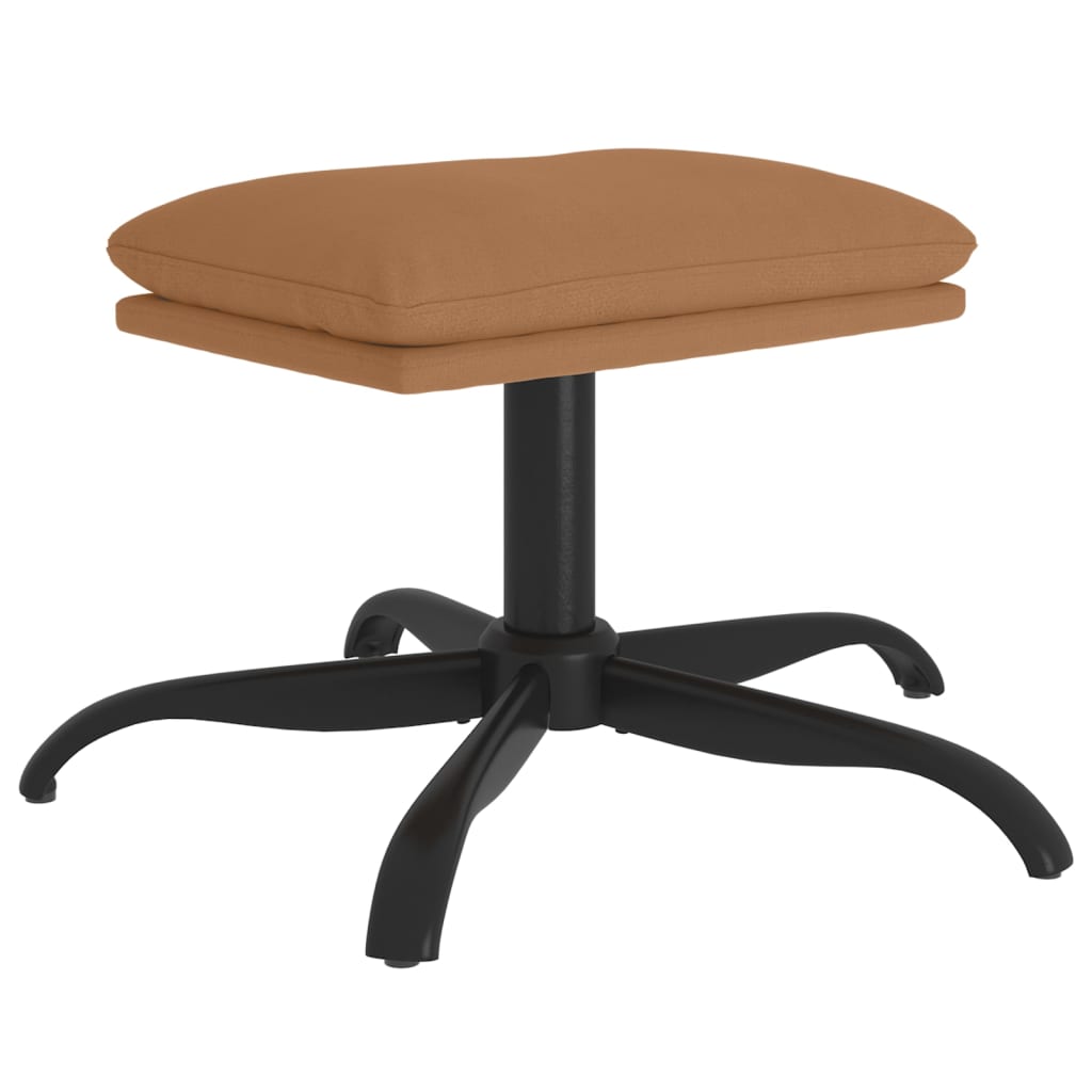 Sgabello Grigio Talpa 60x60x36 cm in Microfibra - homemem39