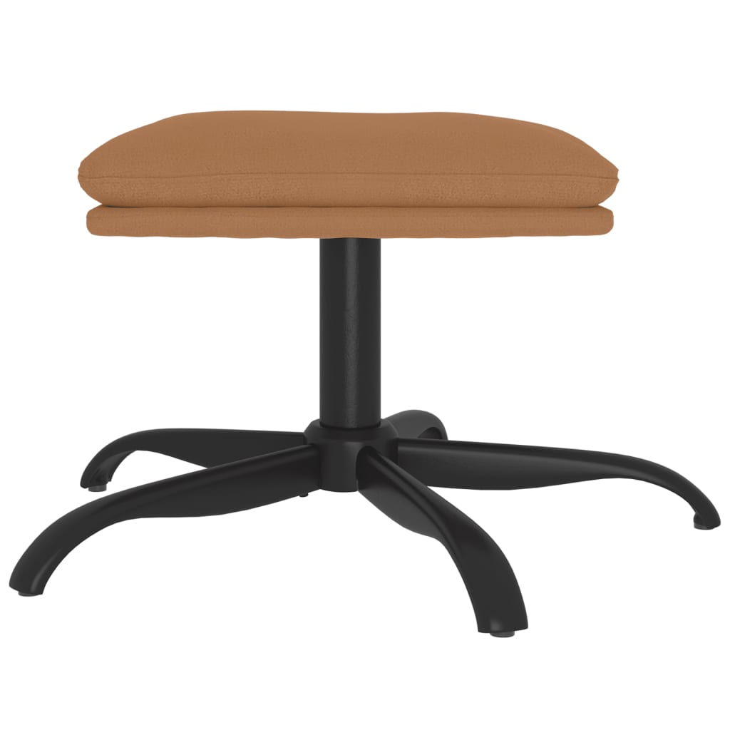 Sgabello Grigio Talpa 60x60x36 cm in Microfibra - homemem39