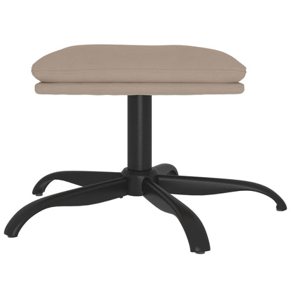 Sgabello Grigio Chiaro 60x60x36 cm in Microfibra - homemem39