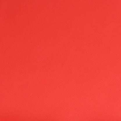Poggiapiedi Rosso 60x60x36 cm in Similpelle - homemem39
