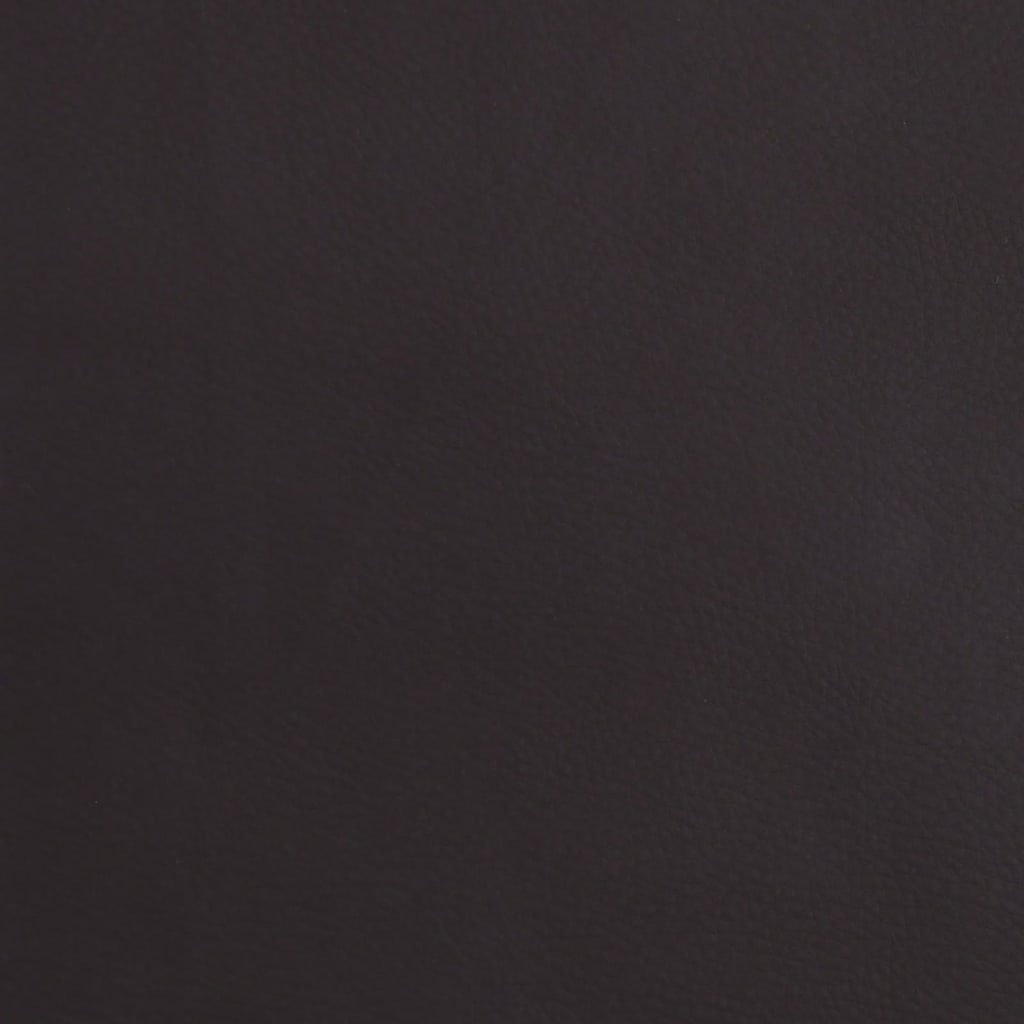 Poggiapiedi Marrone 60x60x36 cm in Tessuto e Similpelle - homemem39