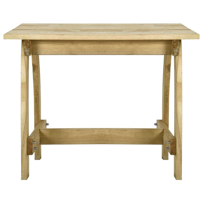 Tavolo da Giardino 110x74x75 cm in Legno di Pino Impregnato - homemem39