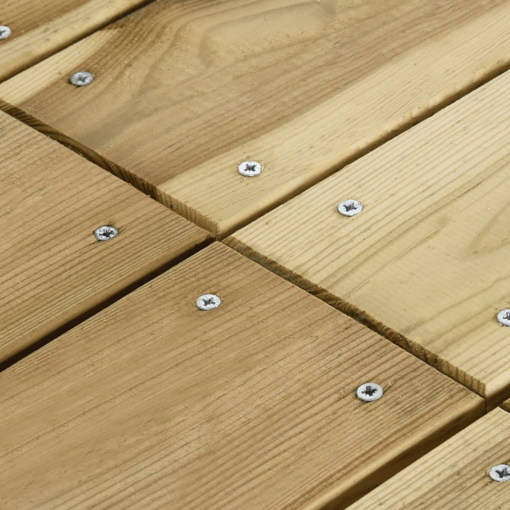 Tavolo da Giardino 110x74x75 cm in Legno di Pino Impregnato - homemem39