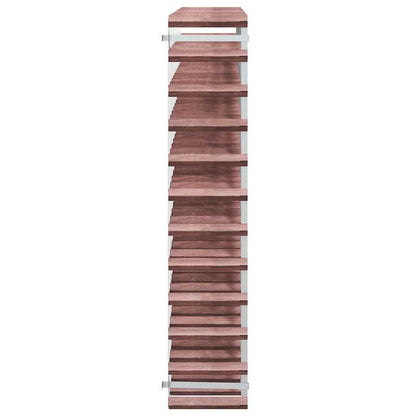 Portabottiglie per 120 Bottiglie Legno Massello di Pino Marrone