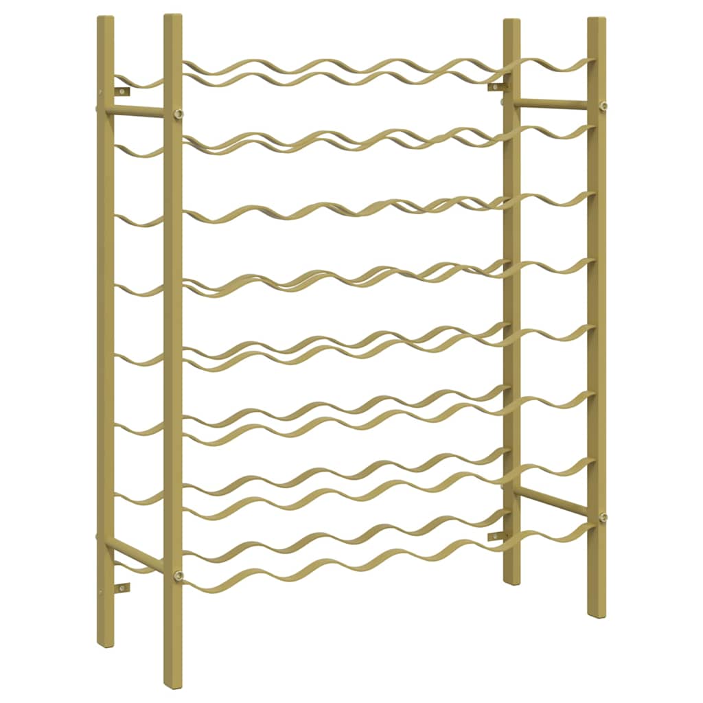 Portabottiglie per 48 Bottiglie Metallo Oro