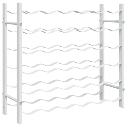 Portabottiglie per 36 Bottiglie Metallo Bianco