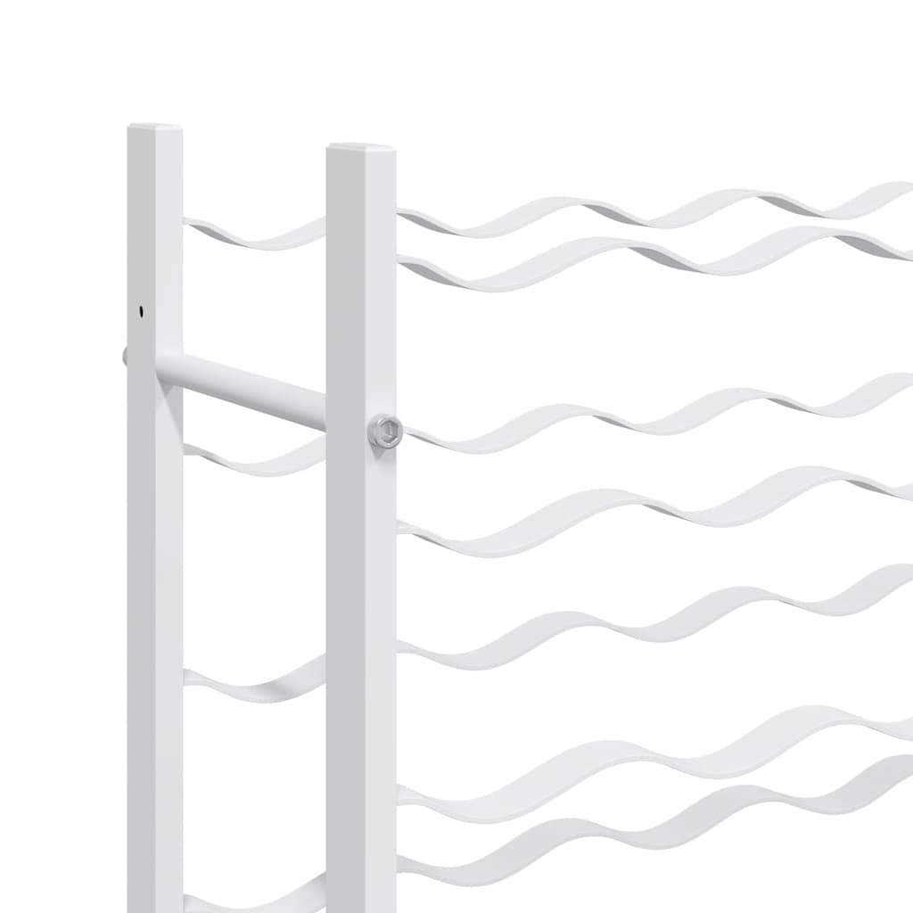 Portabottiglie per 36 Bottiglie Metallo Bianco