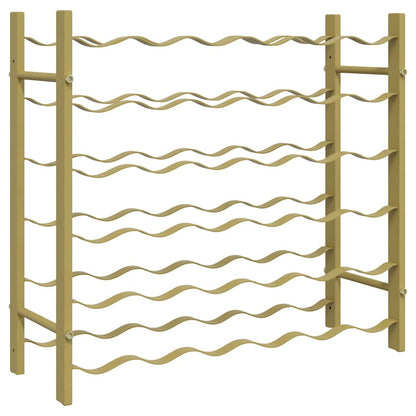 Portabottiglie per 36 Bottiglie Metallo Oro