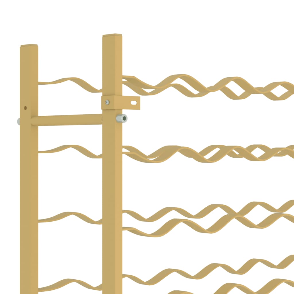 Portabottiglie per 36 Bottiglie Metallo Oro