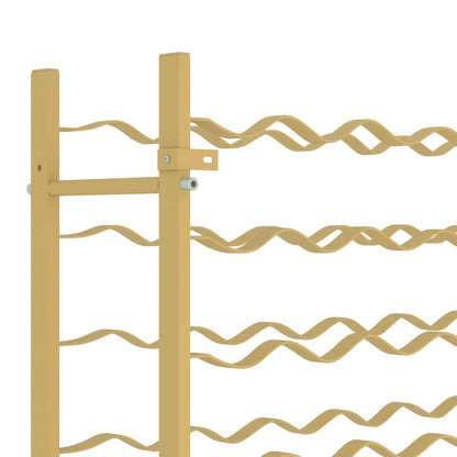 Portabottiglie per 36 Bottiglie Metallo Oro