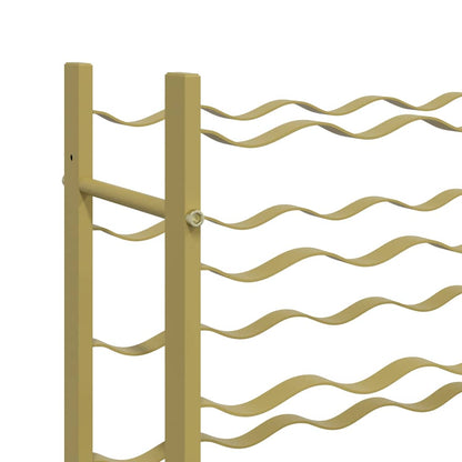 Portabottiglie per 36 Bottiglie Metallo Oro