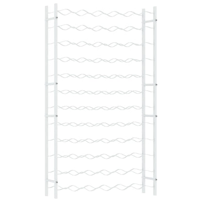 Portabottiglie per 72 Bottiglie Metallo Bianco