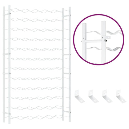Portabottiglie per 72 Bottiglie Metallo Bianco