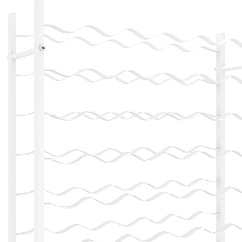 Portabottiglie per 72 Bottiglie Metallo Bianco