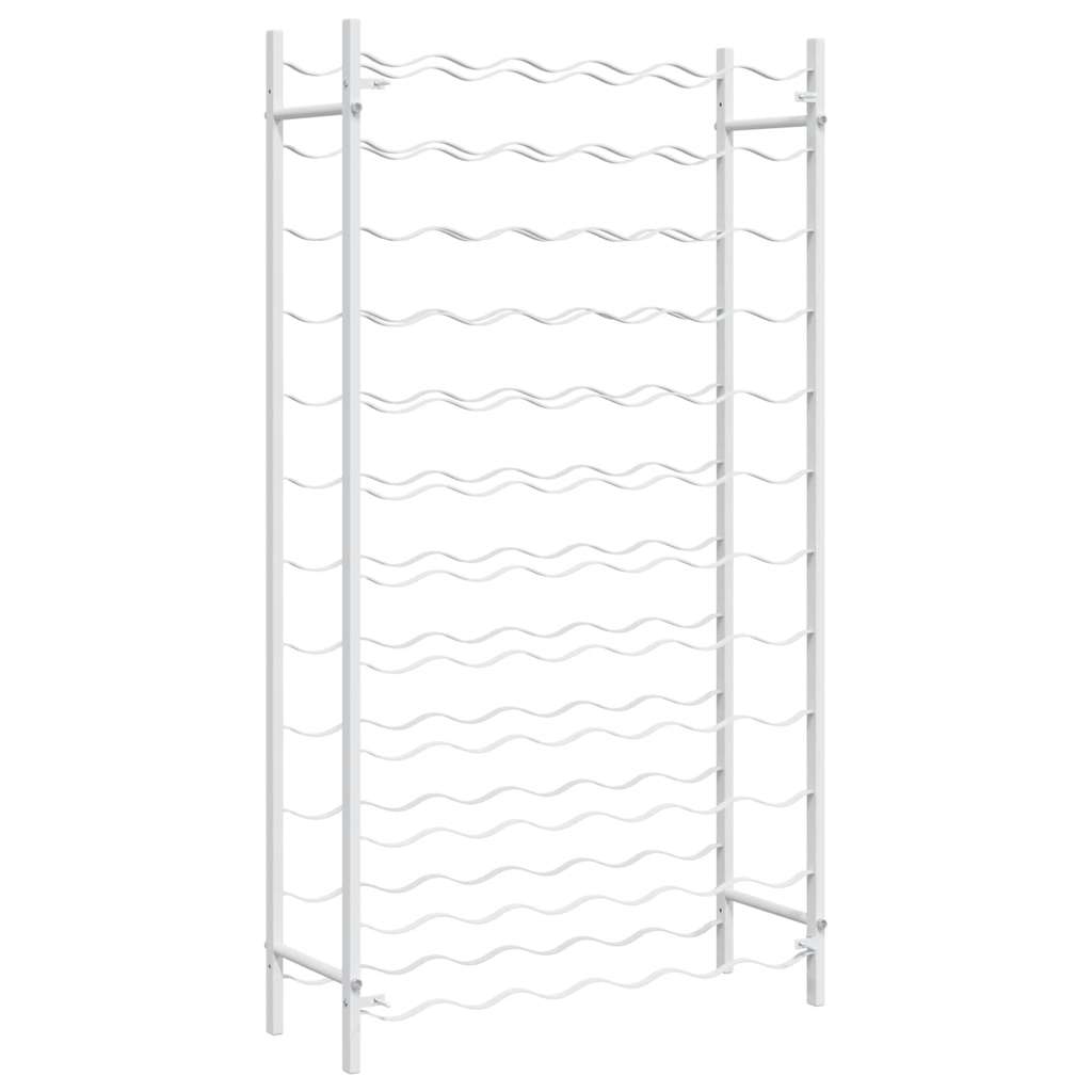 Portabottiglie per 72 Bottiglie Metallo Bianco