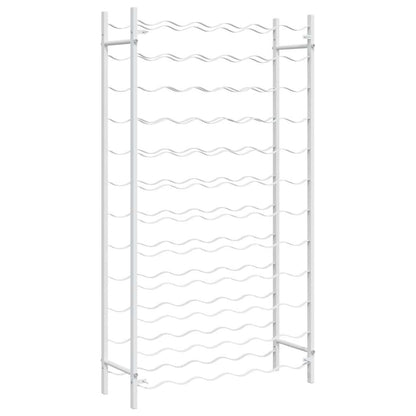 Portabottiglie per 72 Bottiglie Metallo Bianco