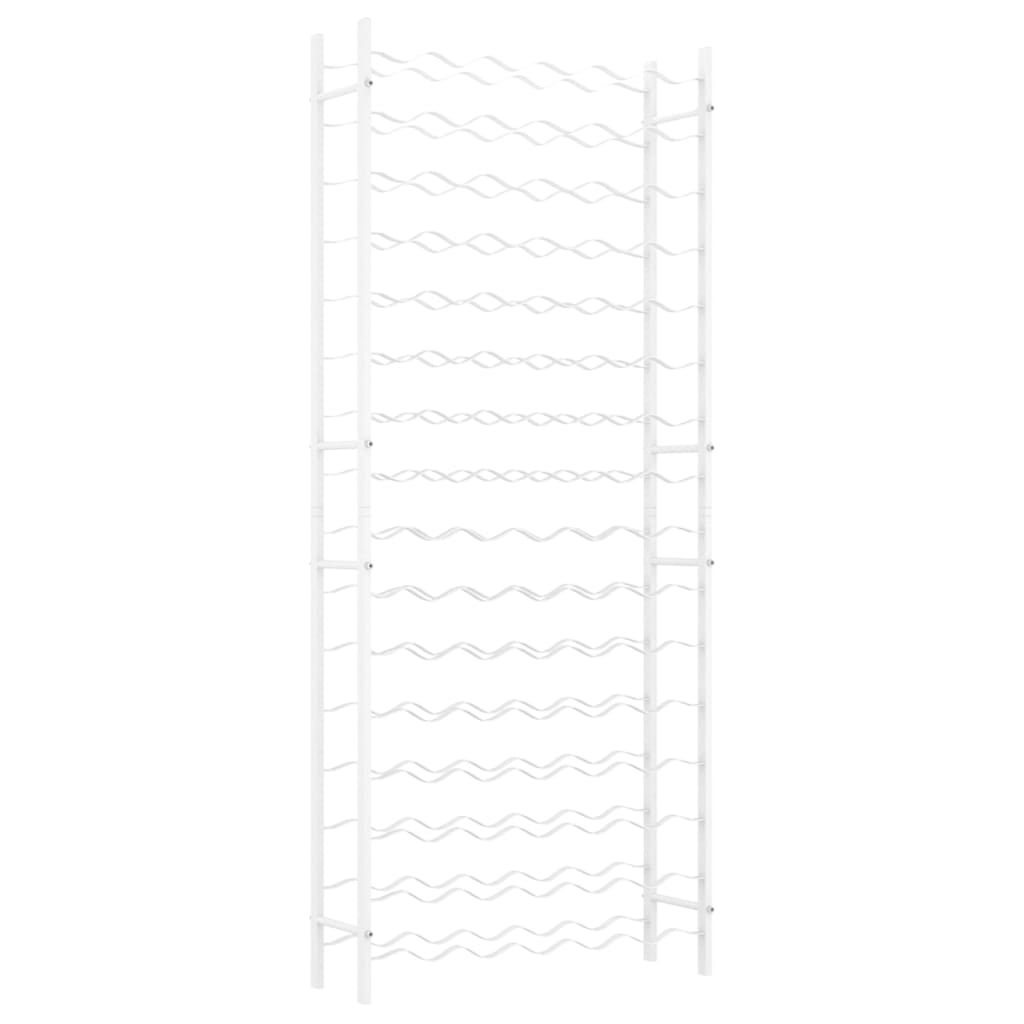 Portabottiglie per 96 Bottiglie Metallo Bianco