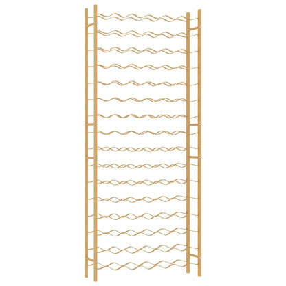 Portabottiglie per 96 Bottiglie Metallo Oro