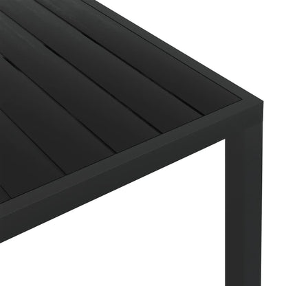Set da Pranzo per Giardino 7 pz con Cuscini Polyrattan Grigio | homemem39