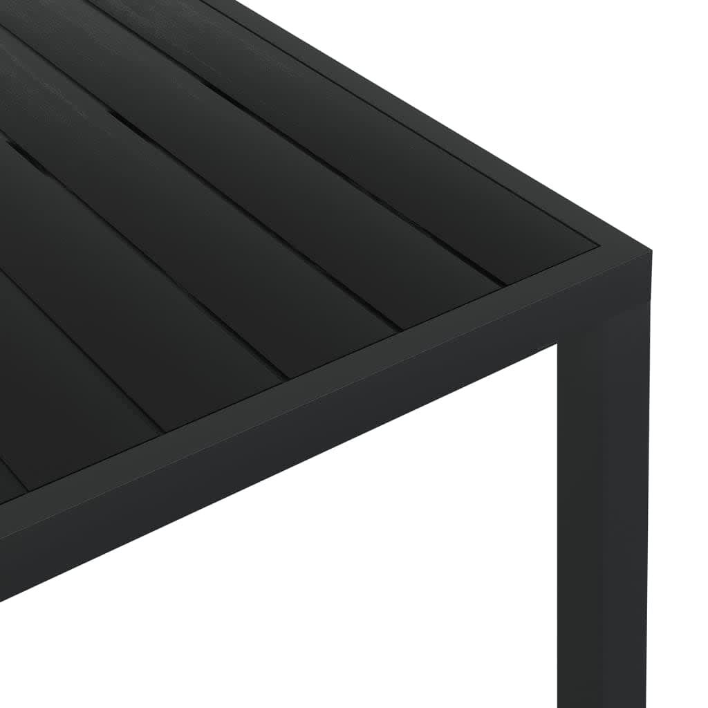 Set da Pranzo per Giardino 7 pz con Cuscini Polyrattan Grigio | homemem39