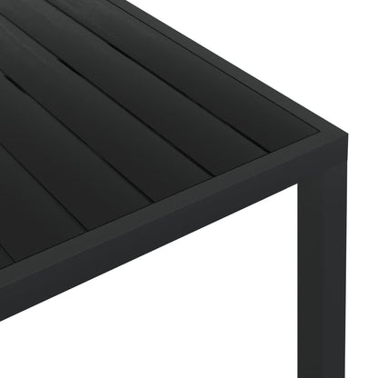 Set da Pranzo per Giardino 7 pz con Cuscini Polyrattan Grigio | homemem39