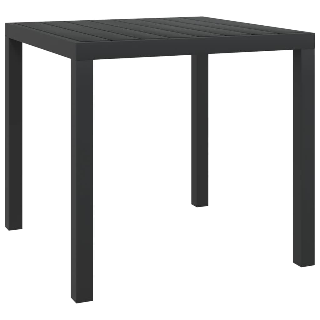 Set da Pranzo per Giardino 3 pz con Cuscini Polyrattan Grigio | homemem39