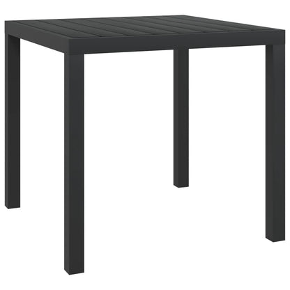 Set da Pranzo per Giardino 3 pz con Cuscini Polyrattan Grigio | homemem39