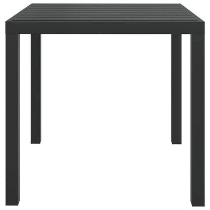 Set da Pranzo per Giardino 3 pz con Cuscini Polyrattan Grigio