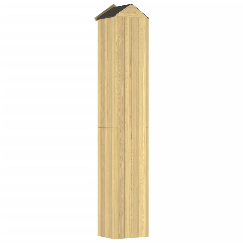 Capanno per Attrezzi da Giardino 40x33x222cm in Pino Impregnato - homemem39