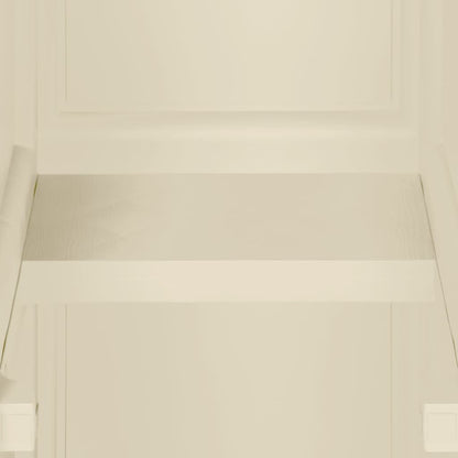 Armadietto in Plastica 40x43x164 cm Effetto Legno Bianco Angora - homemem39