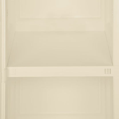 Armadietto in Plastica 40x43x85,5cm Effetto Legno Bianco Angora - homemem39