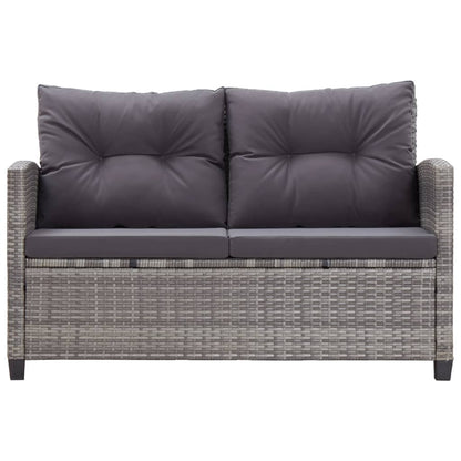 Set Pranzo da Giardino 3 pz Polyrattan e Legno Massello Acacia - homemem39
