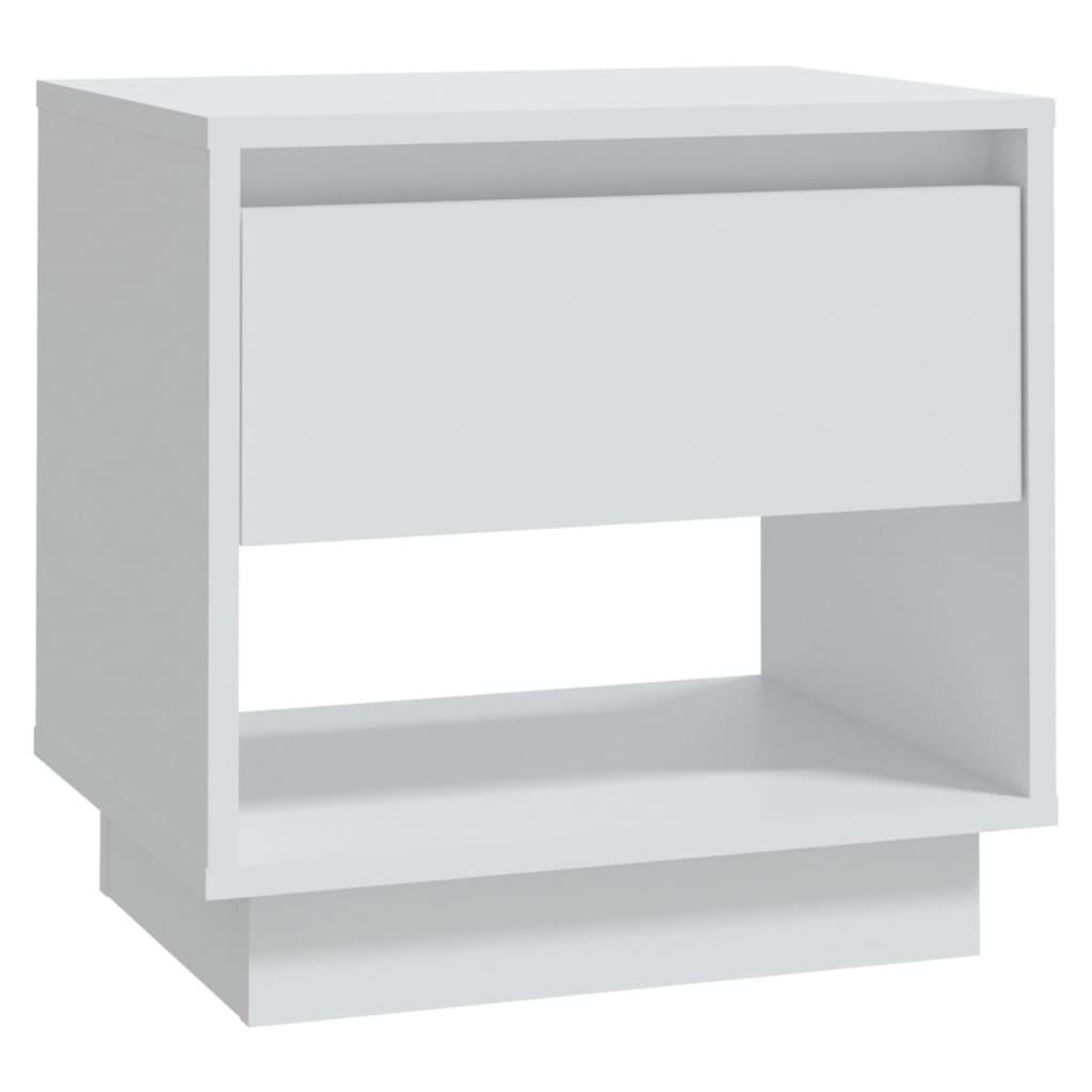 Comodini 2 pz Bianchi 45x34x44 cm in Truciolato - homemem39