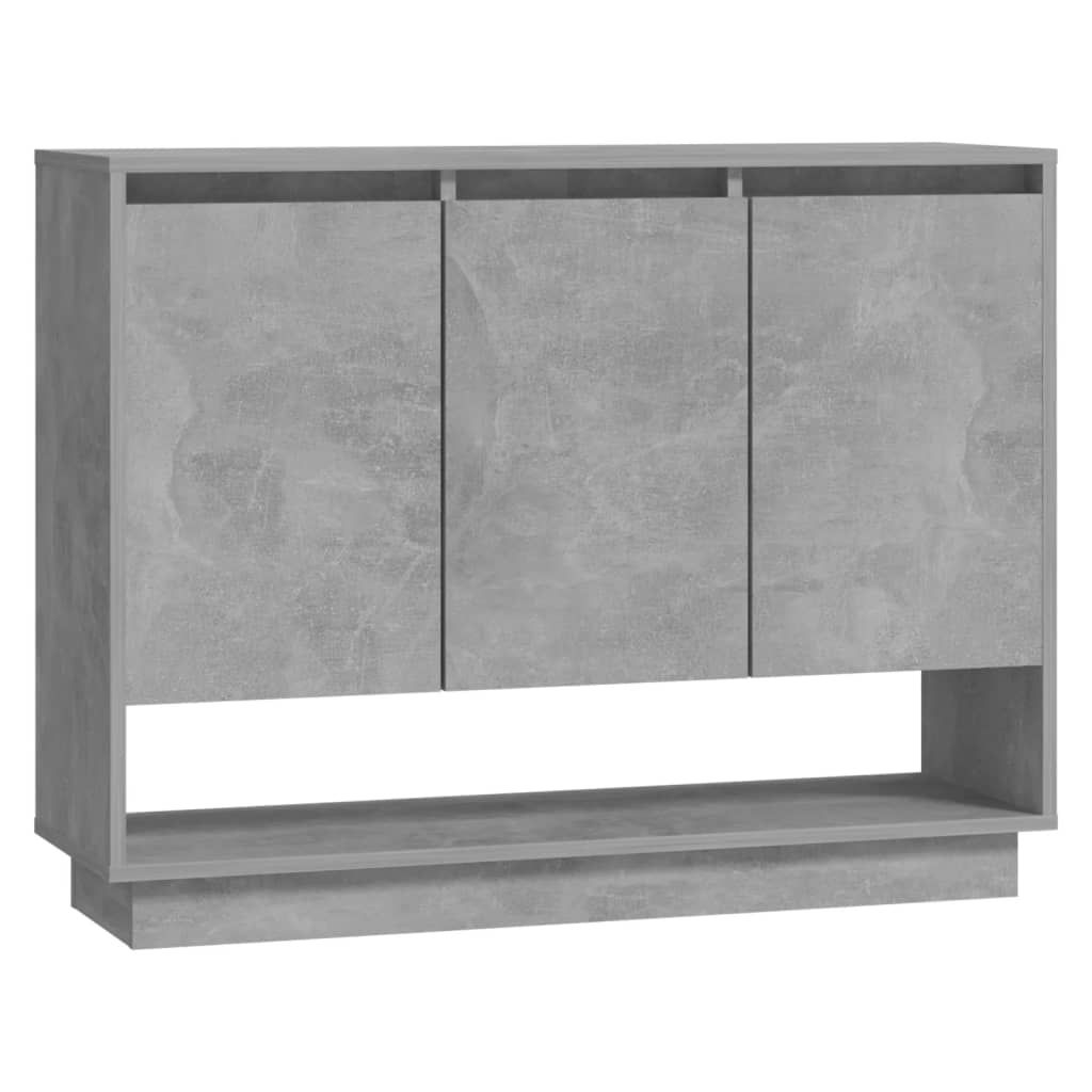 Credenza Grigio Cemento 97x31x75 cm in Truciolato - homemem39