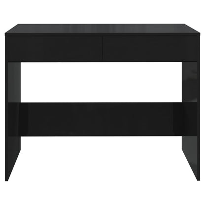 Scrivania Nera 101x50x76,5 cm in Truciolato - homemem39