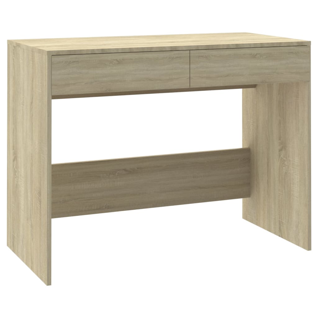 Scrivania Rovere Sonoma 101x50x76,5 cm in Truciolato - homemem39