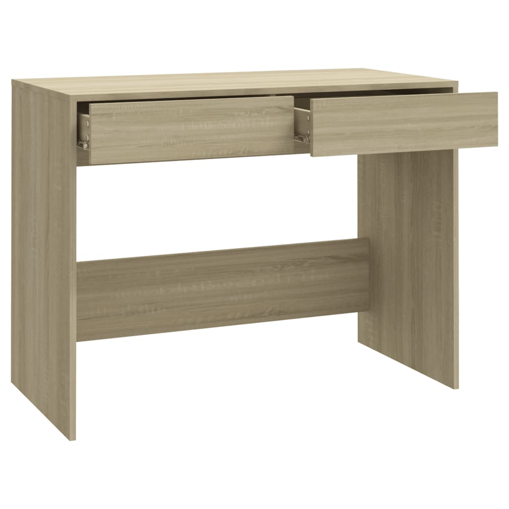 Scrivania Rovere Sonoma 101x50x76,5 cm in Truciolato - homemem39