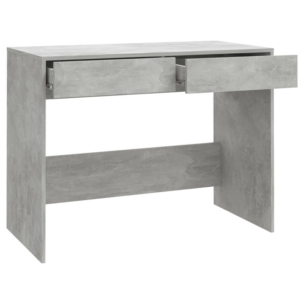 Scrivania Grigio Cemento 101x50x76,5 cm in Truciolato - homemem39