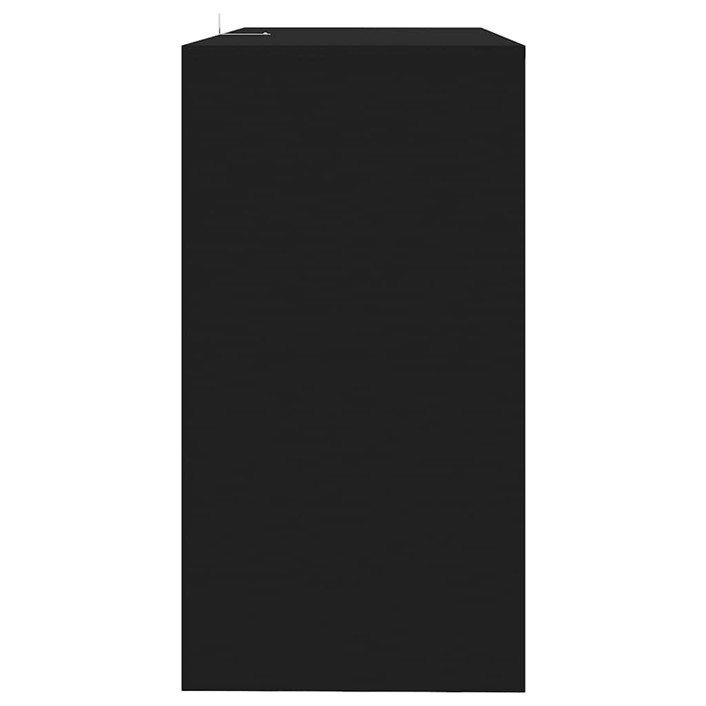 Tavolo Consolle Nero 89x41x76,5 cm in Acciaio | homemem39