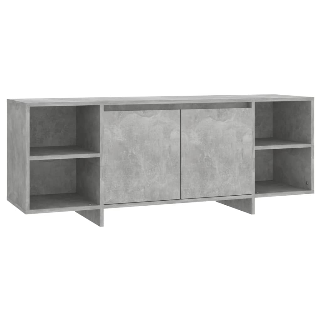 Mobile TV Grigio Cemento 130x35x50 cm in Truciolato - homemem39